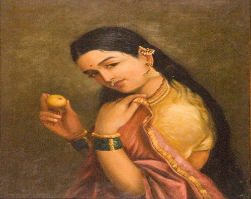 beautiful painting by ravi verma